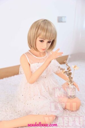 Life Size Blond Flat Chest Sex Doll - Sarina