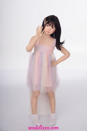 Flat Chest Asian Chinese Silicone Sex Doll - Edna